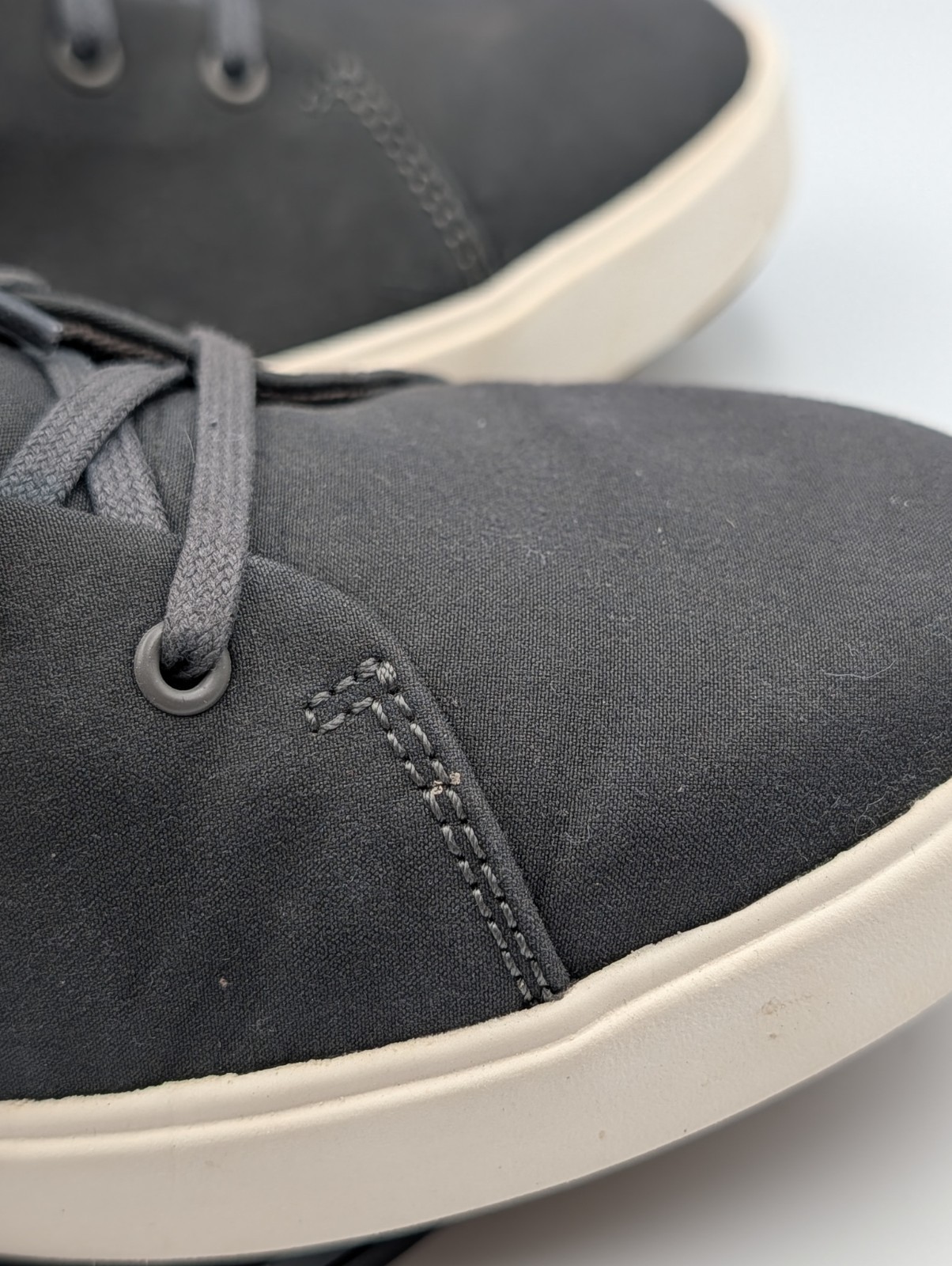 Olukai Lae’ahi Li Men’s Casual Shoes. Size 8.5 (EUR 41.5) Dark Gray Canvas.