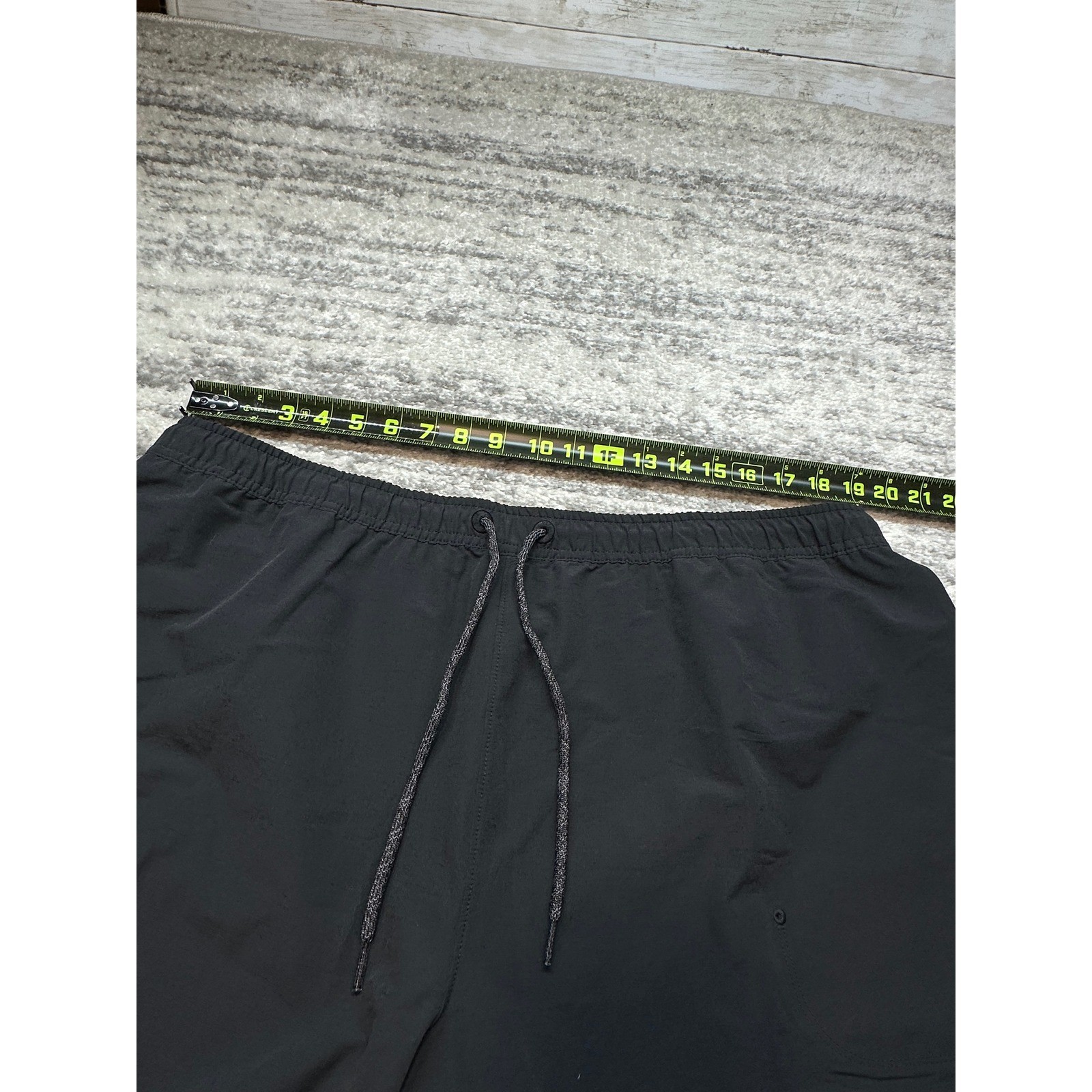 Allbirds Natural Run Short Men XXL Black Merino Wool Blend Drawstring Athletic