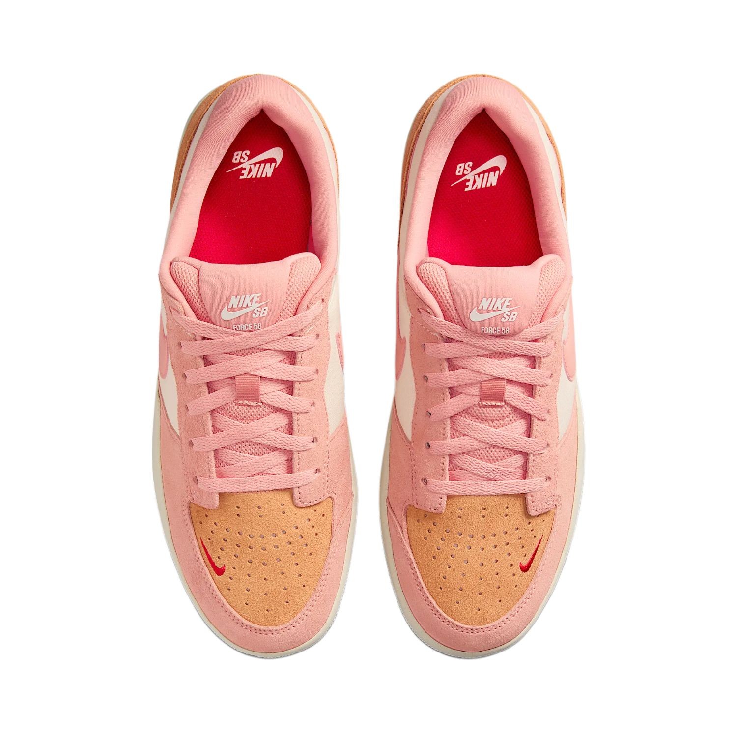Nike Sb Force 58 Pale Ivory Copper Moon Gum Light Brown Apricot Agate MT