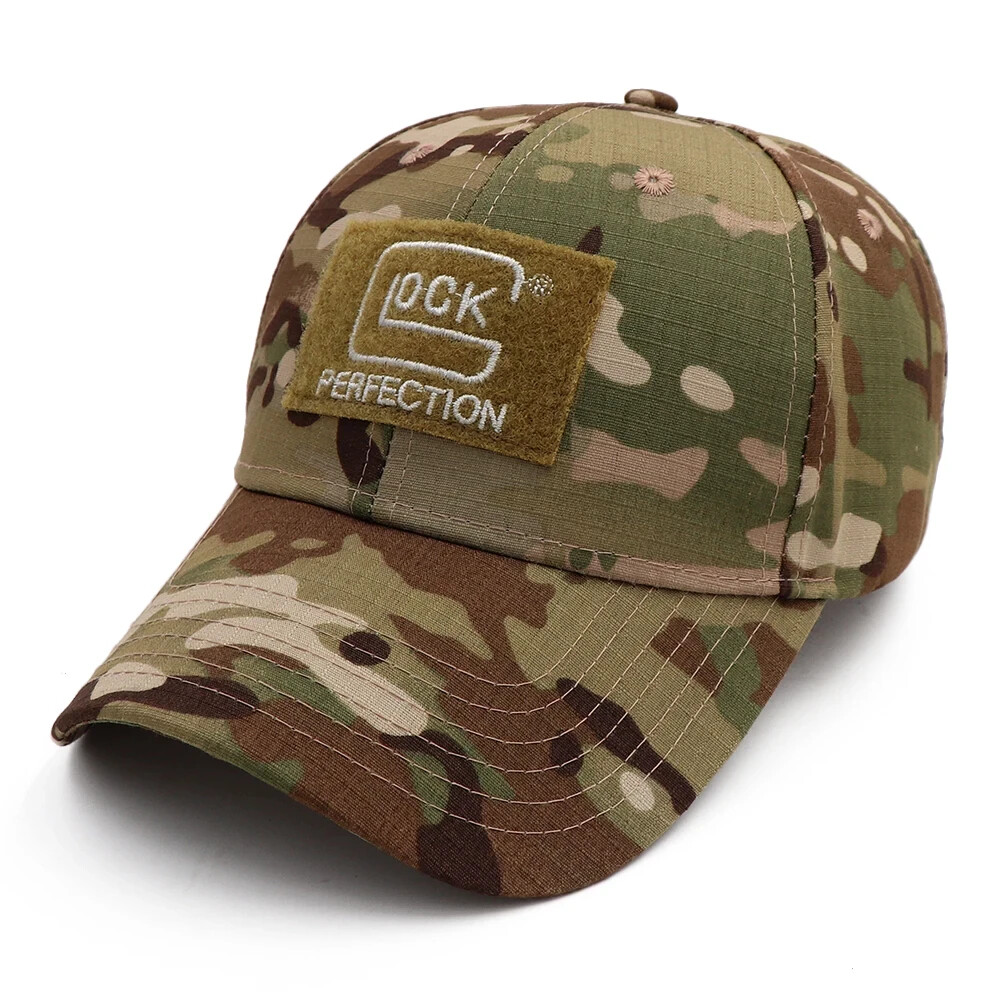 GLOCK PERFECTION CAPS. 10 COLOR CHOICES. BRAND NEW. RETAIL TAGS STILL ON HATS.