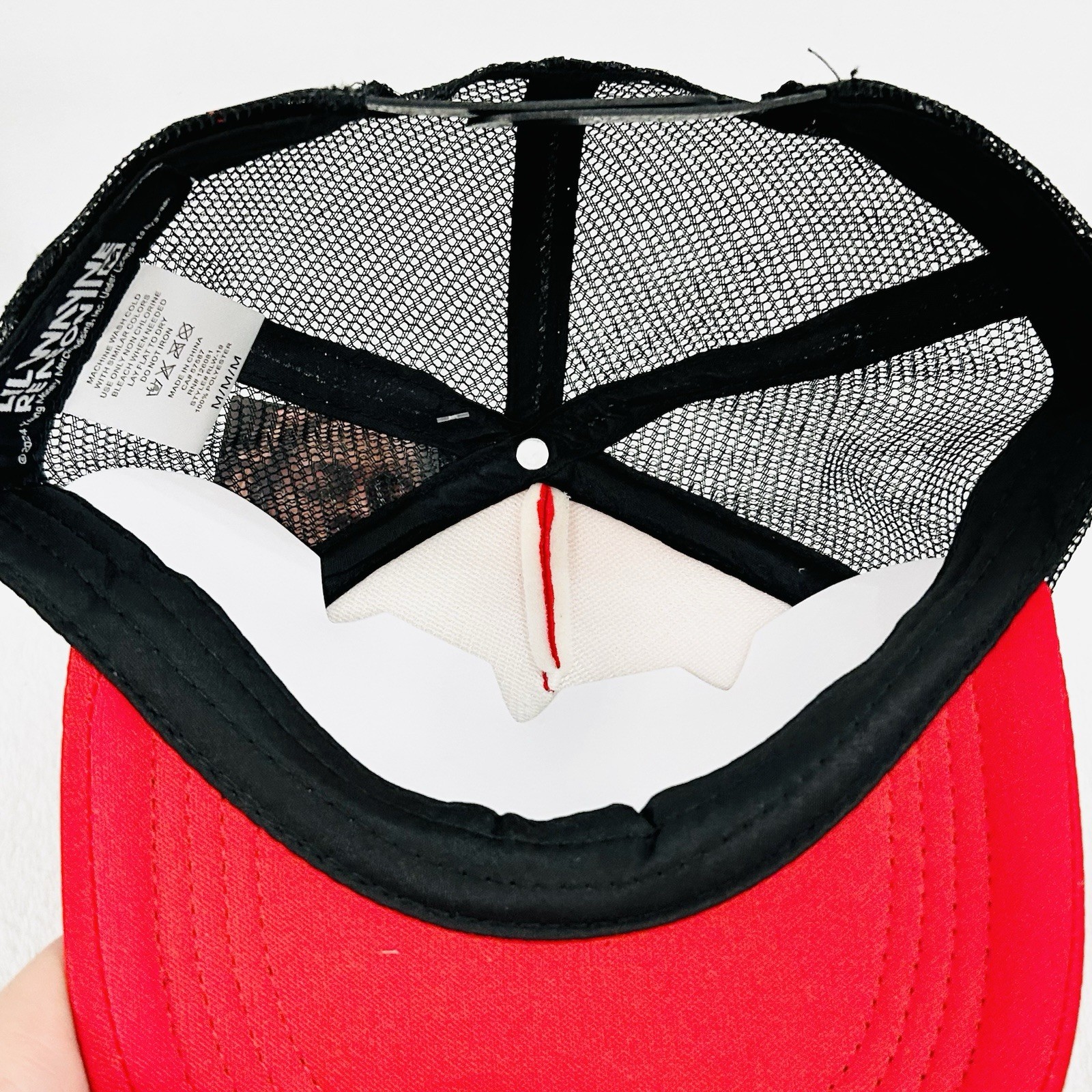 Lil Wayne Wordmark Logo Trucker 2-Tone Foam Hat Cap Adjustable Snapback Red
