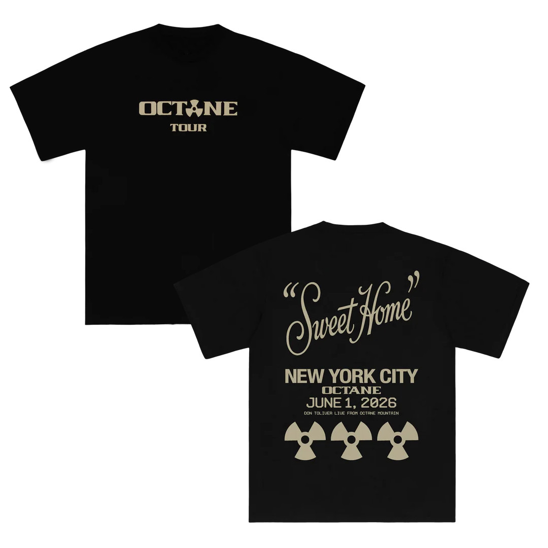 Don Toliver Merch – Octane “Sweet Home” New York City On June 1, 2026 T-Shirt