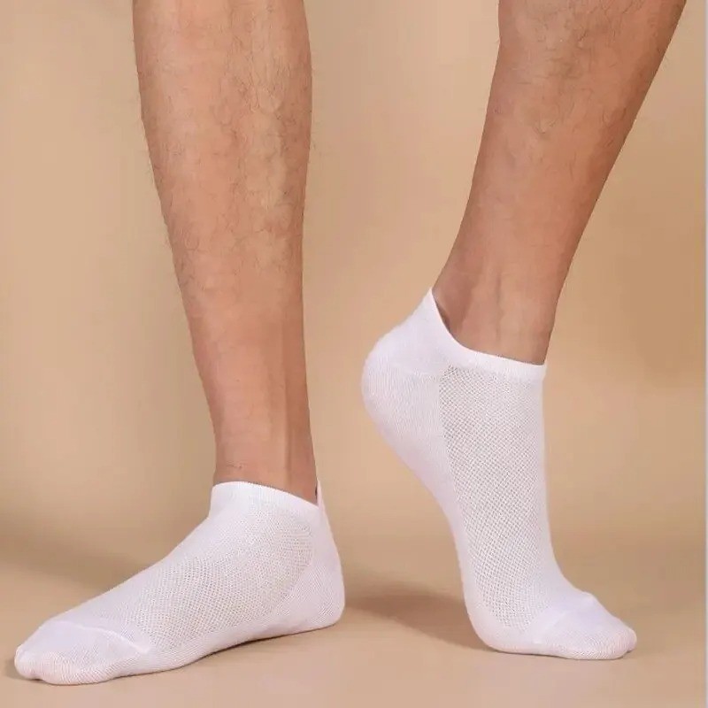 10Pack Men/Women Cotton Bamboo Socks No Show Ankle Low Cut Sport Nonslip Breathe