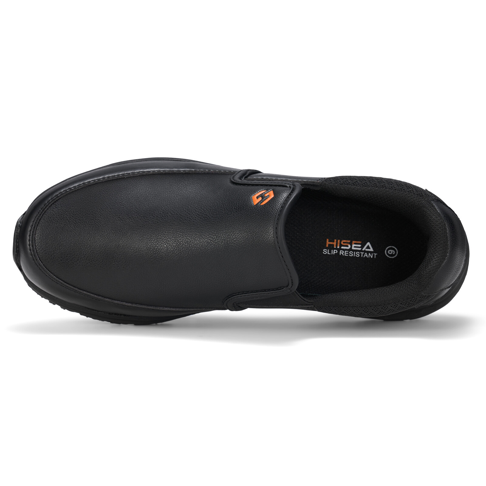 HISEA Men Non Slip Food Service Shoes Water Resistant Chef Health Care Work Shoe