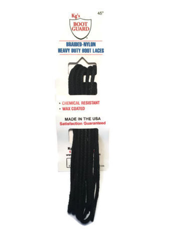 KG’s Boot Guard Braided-Nylon Laces Heavy Duty Industrial Strength 54,63,72