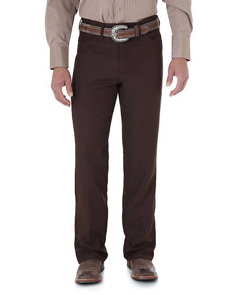 Men’s Wrangler® Wrancher Brown 82BN Dress Pants Sizes (28-48)