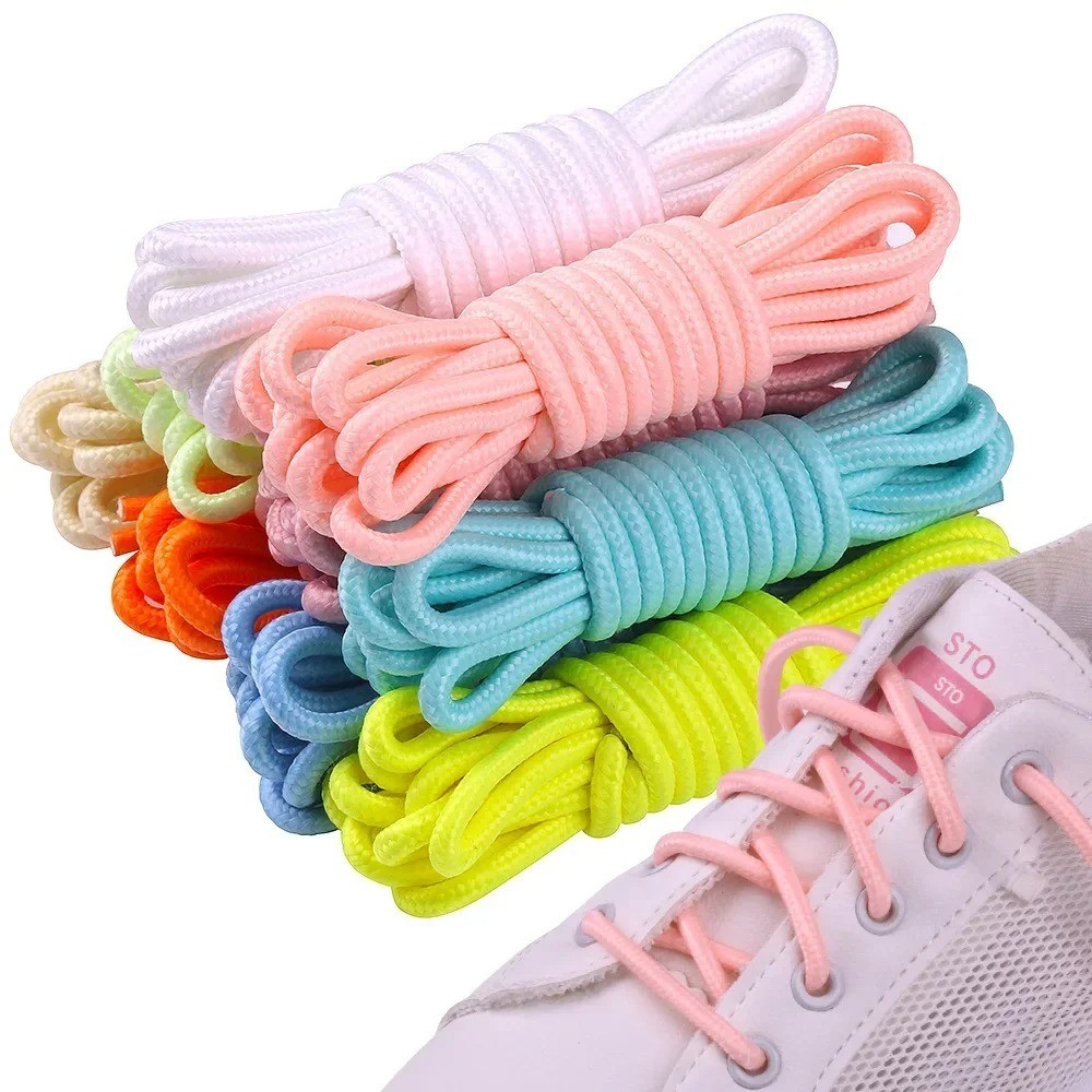 Round Shoelaces Sport Shoe Strings Sneakers Boot Lace 25 Colors
