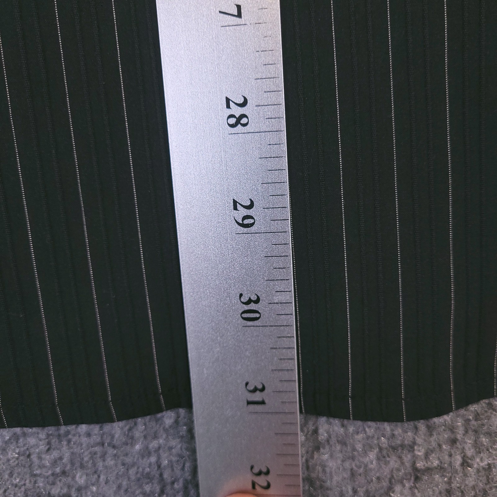7D 7 Damonds Button Up Mens L Black White Stripe Stretch Tonal Raised Ribbing