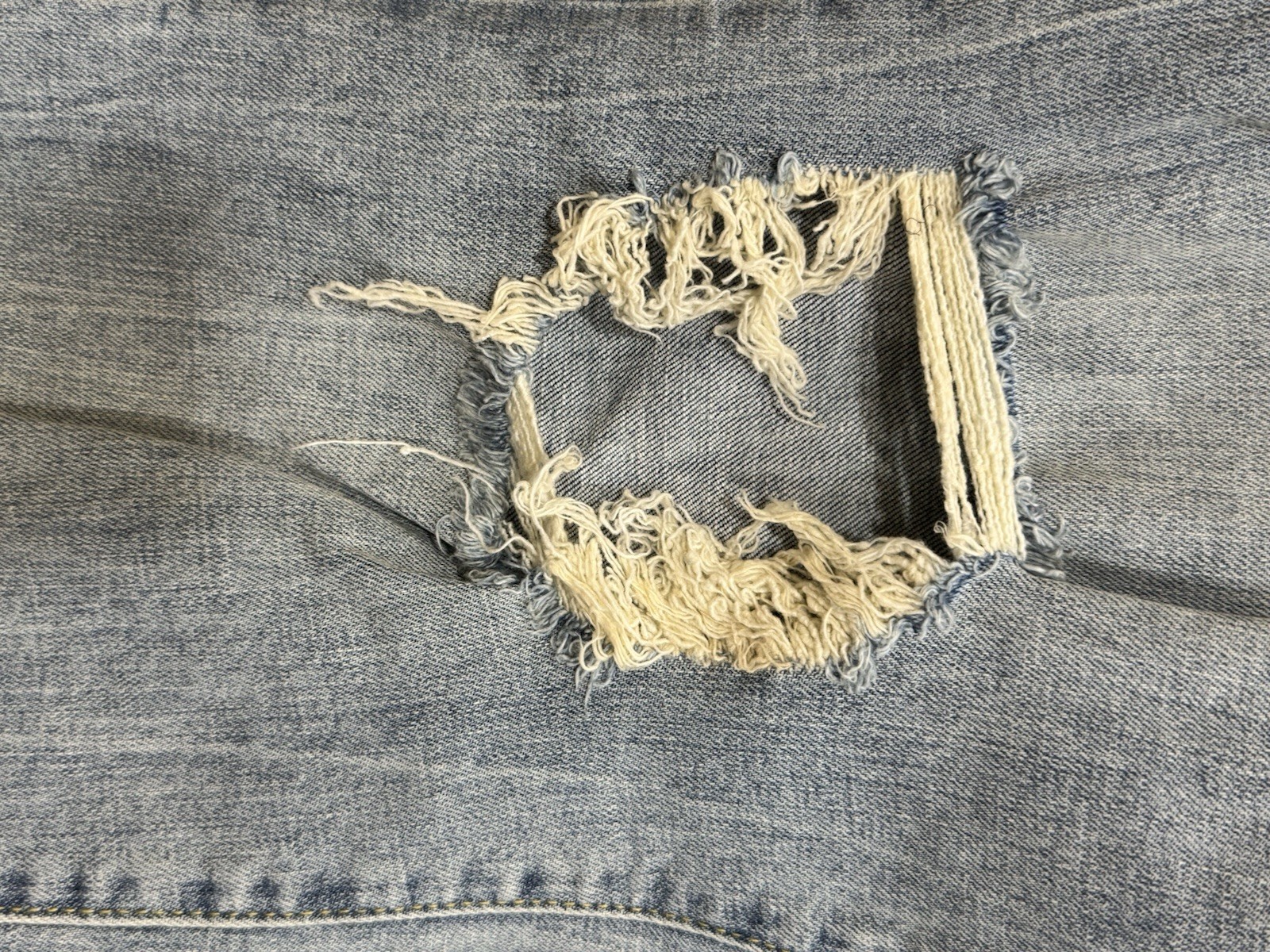 Purple Jeans Size 40 P002 Light Indigo Blowout Denim