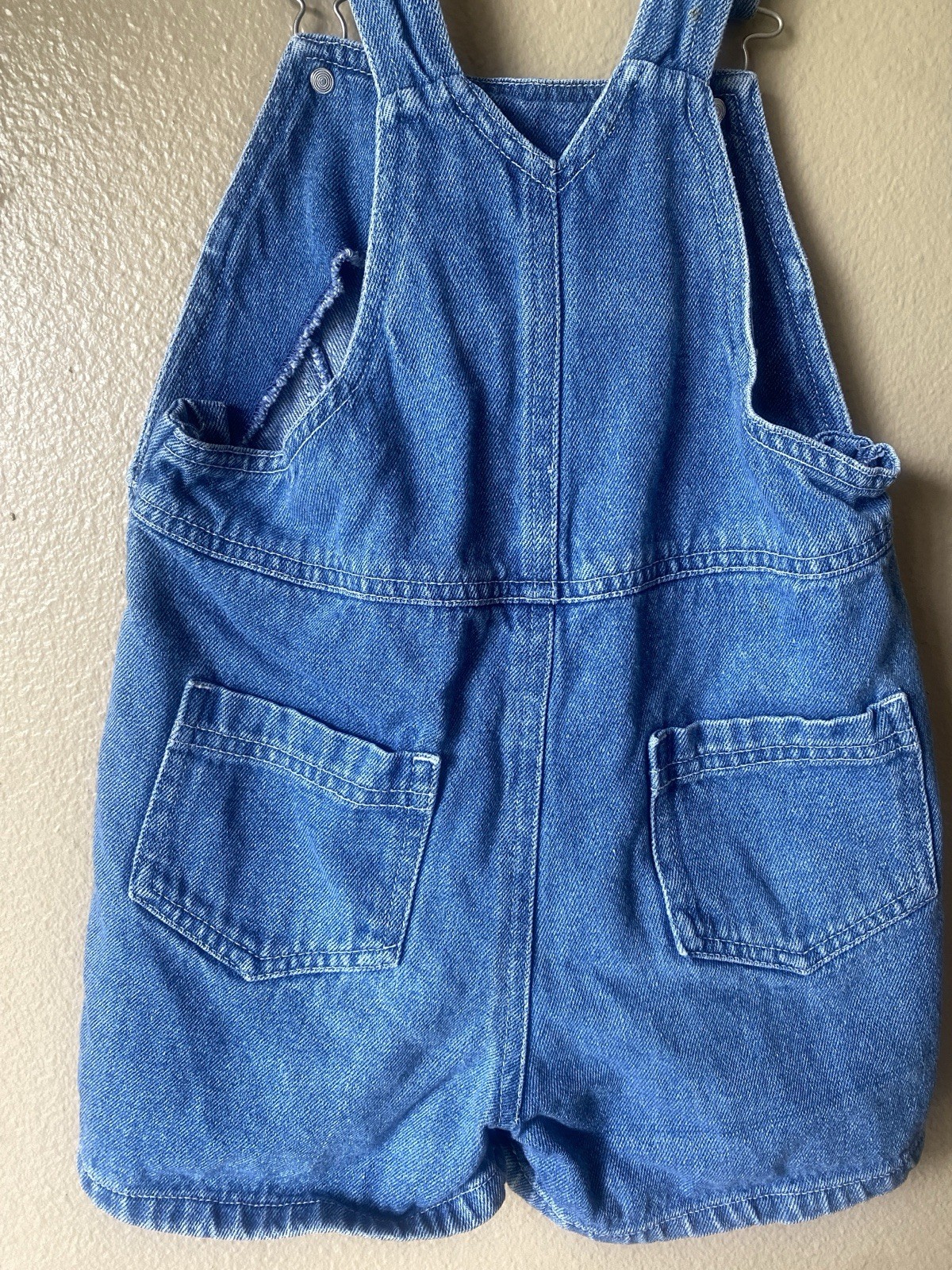 Vintage Girls Barney 3t Shortalls