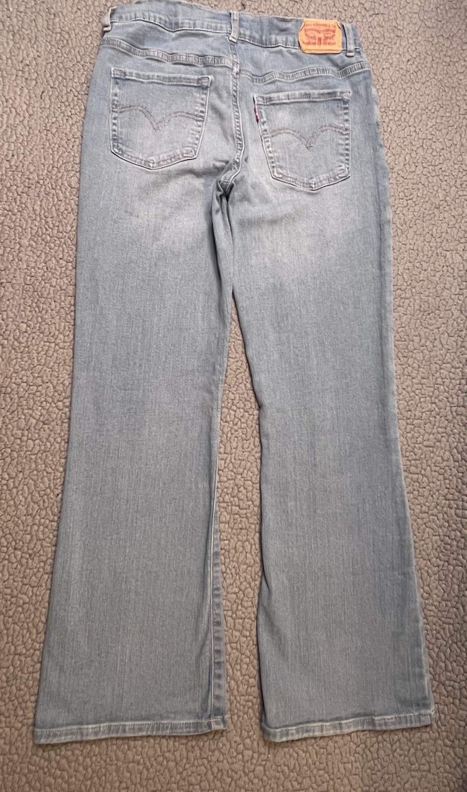 Levi’s 726 Flare Light Was Denim Jeans Girls Size 16 Juniors Size Wide Leg