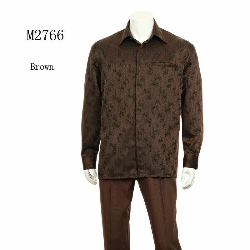 New Men’s 100% Polyester Two Pieces Walking suit Design By Fortino Landi M2766