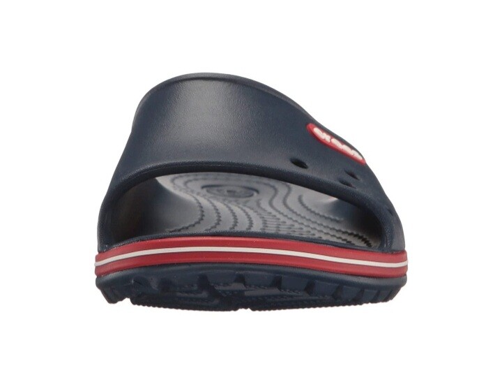 Crocs Men and Women’s Crocband II Slides Navy/Pepper Relaxed Fit