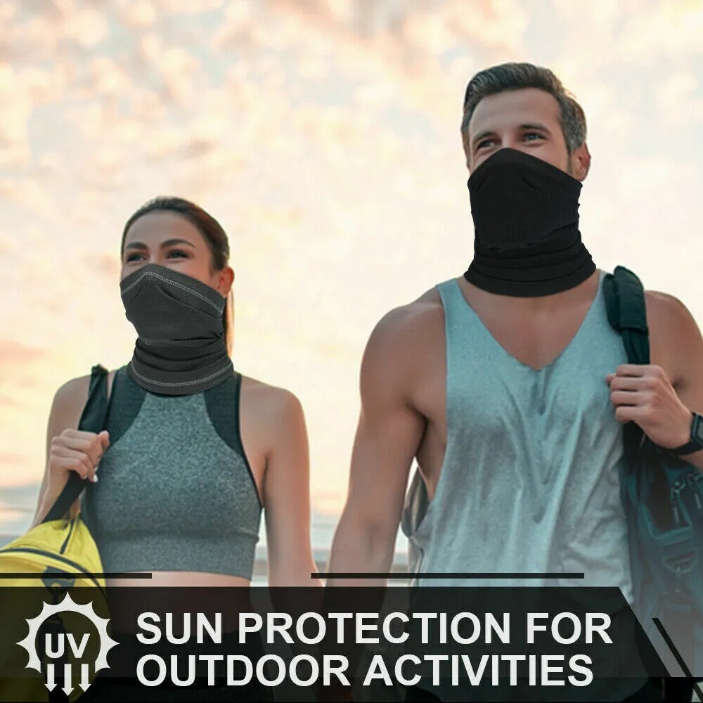UV Protection Cooling Neck Gaiter Face Mask Scarf Men Women Neck Cover Bandana