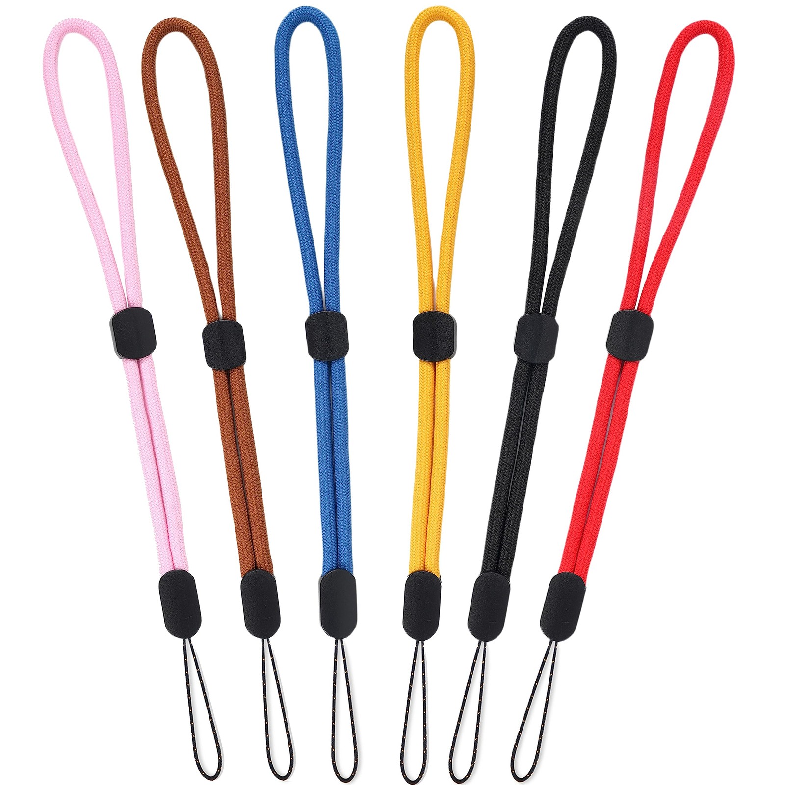 Wrist Lanyards 6 Pcs Adjustable Length Small Strap Wrist Lanyard For Keys Pho…