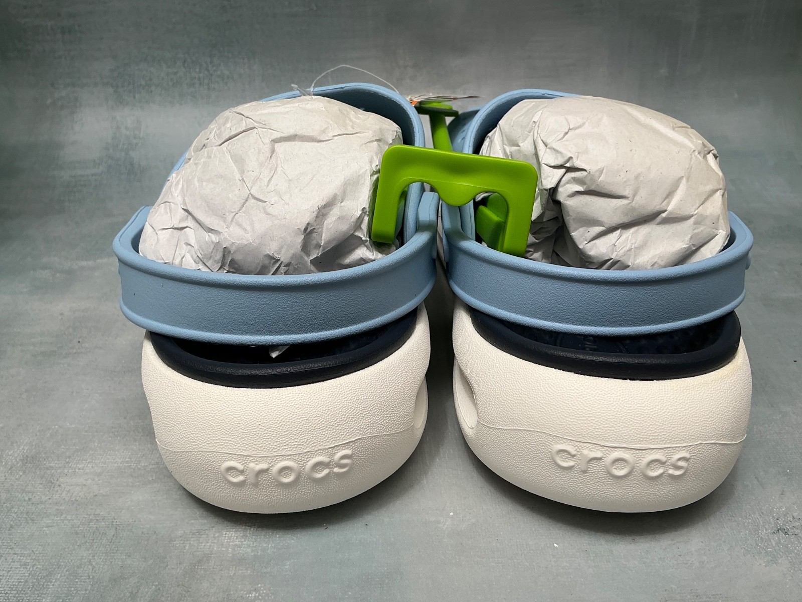 Crocs In Motion Calcite Light Blue Clog W/8 M/6 NWT