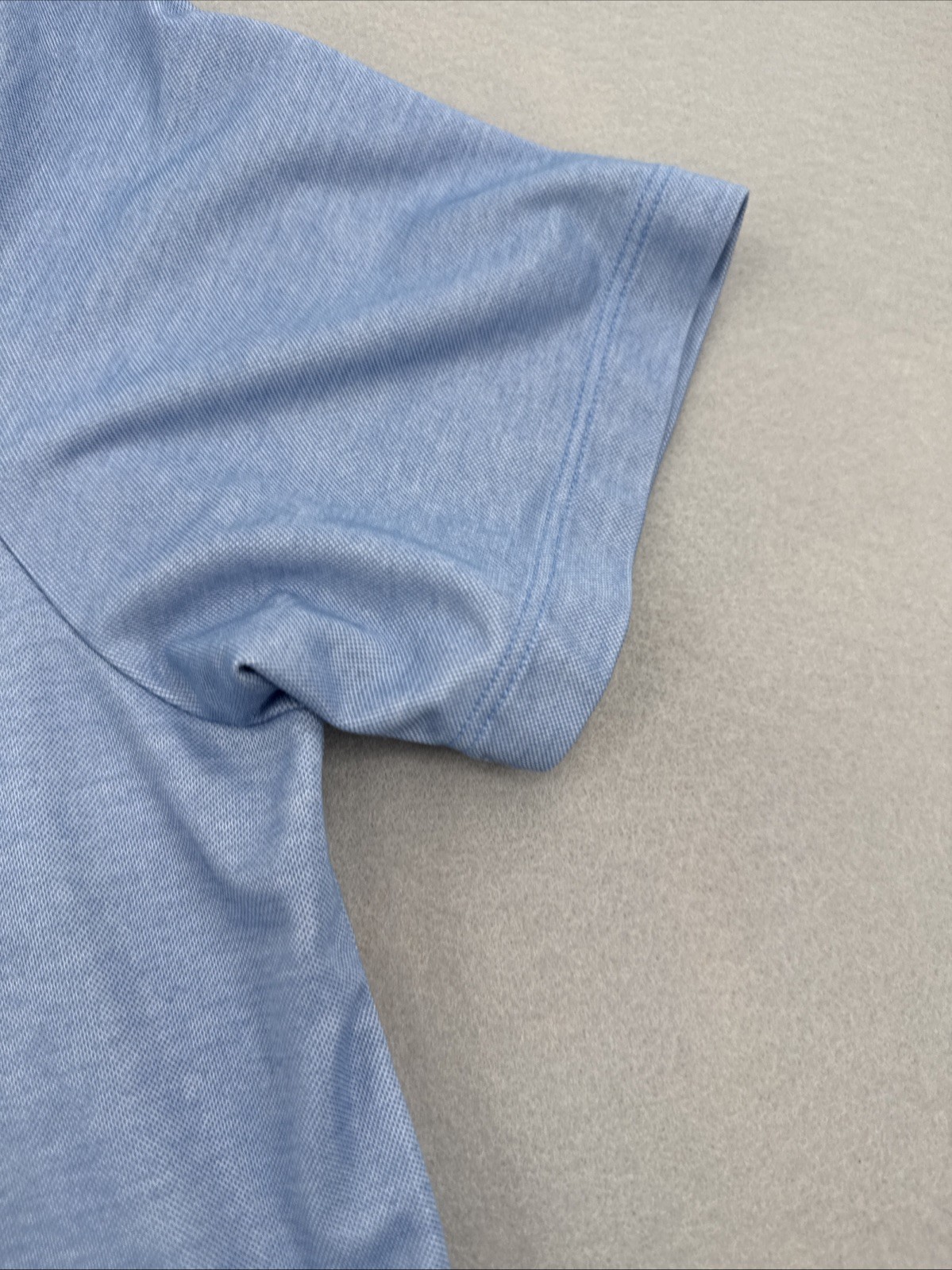 Tommy Bahama Pima Cotton Blend Short Sleeve Polo Mens XL Blue Golf Lightweight
