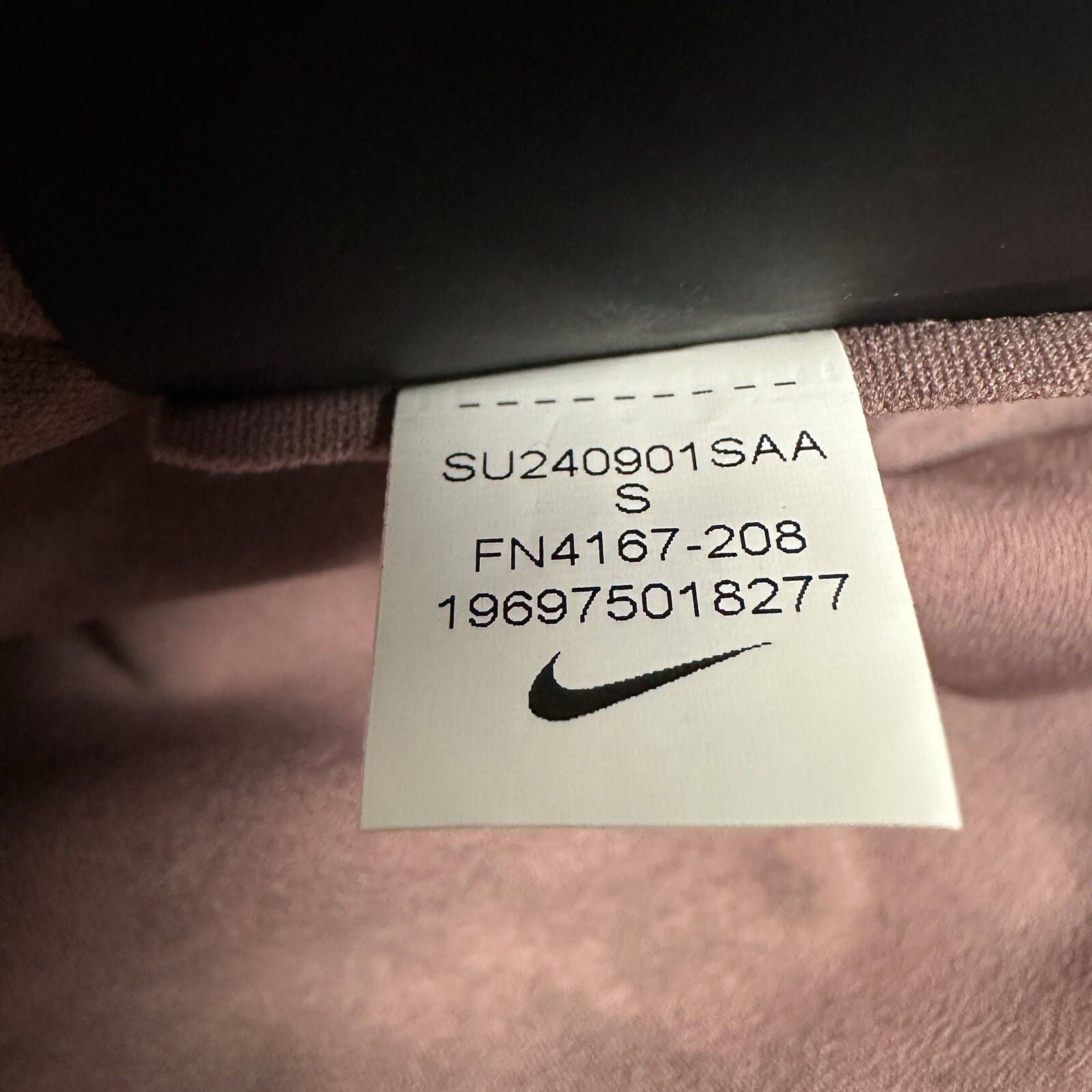 Nike Zenvy Womens High-Waisted 7/8 Leggings Sz S Gentle Support Mauve FN4167-208