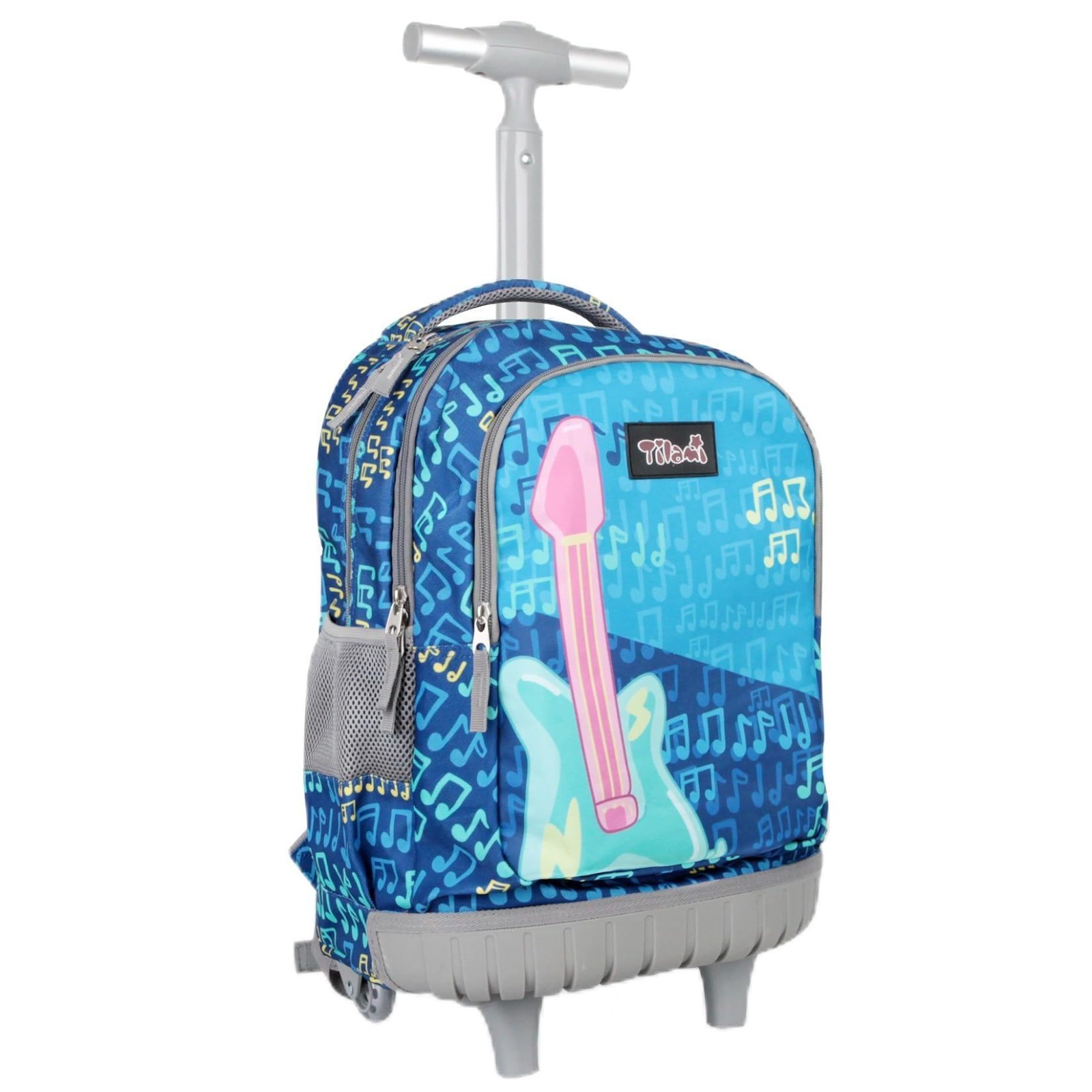 18-Inch Rolling Backpack for Kids – Wheeled Bookbag for School & Travel, Unisex