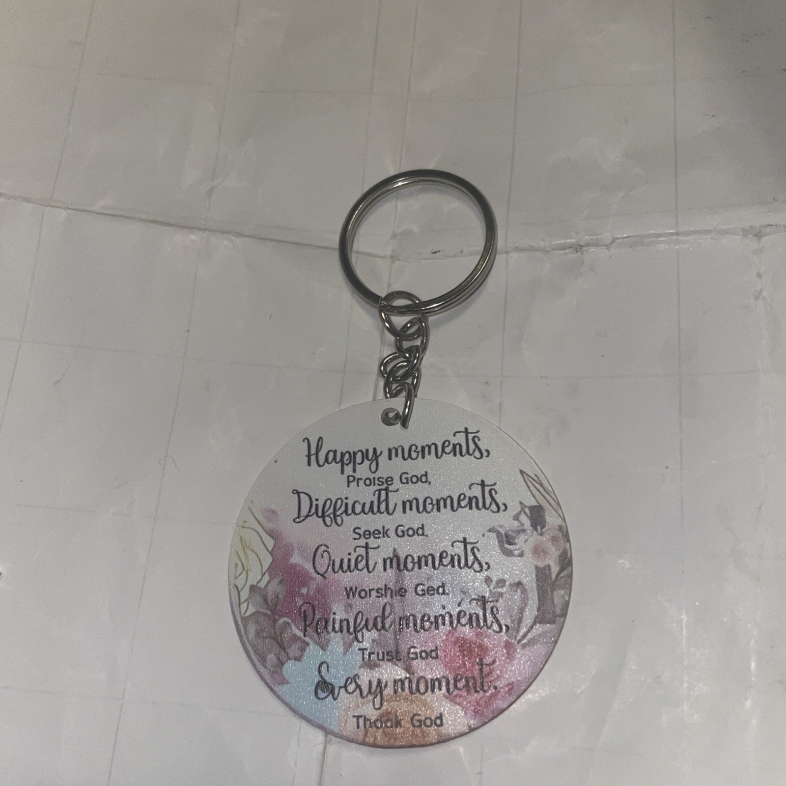 inspirational keychain