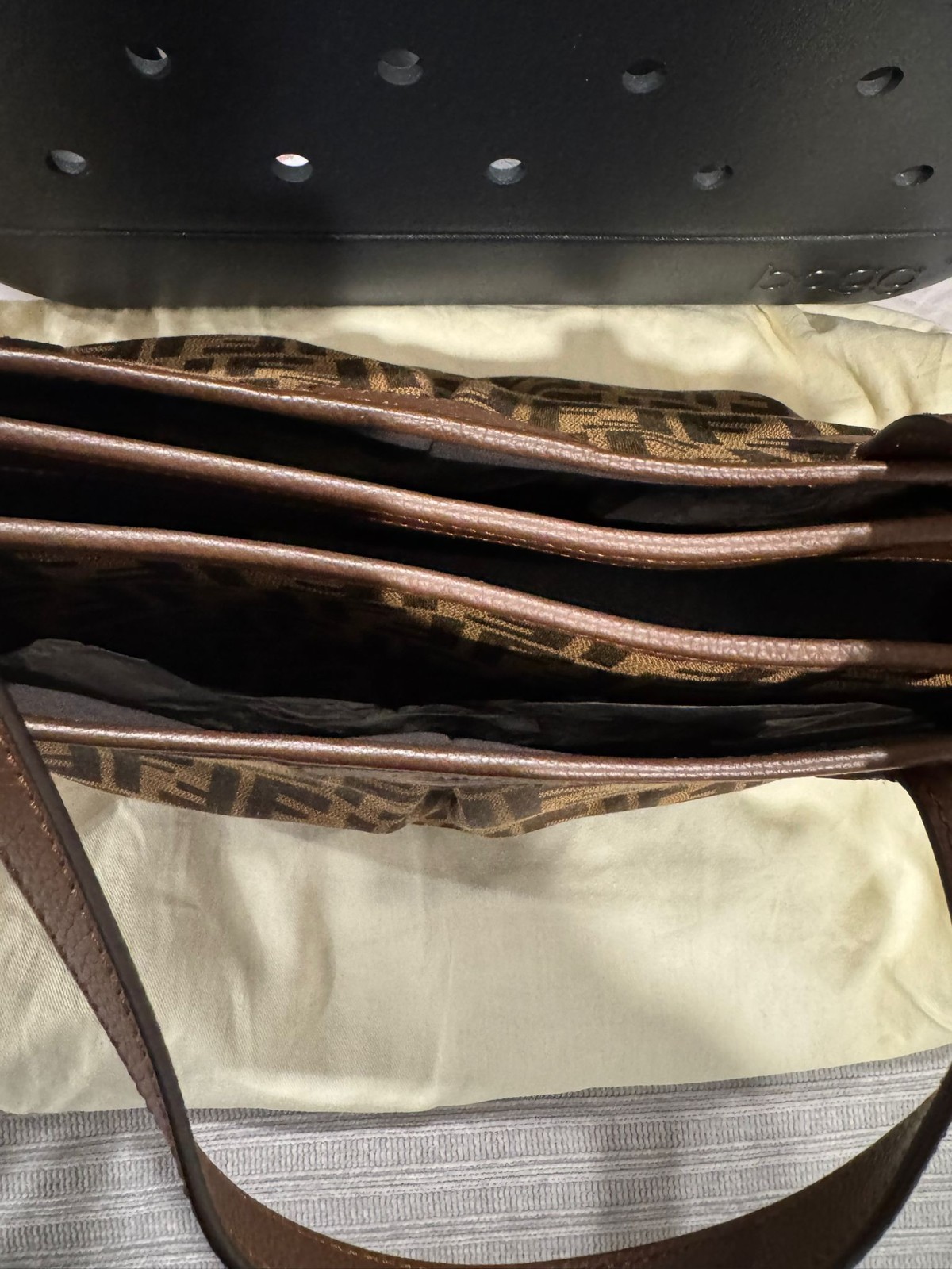 vintage fendi shoulder bag brand new never used