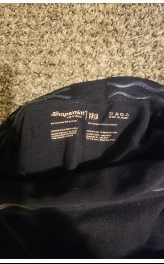 Shapermint High-Waisted Firm Shapewear Shorts Black XS/S Nylon/Spandex