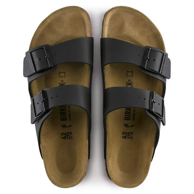 BIRKENSTOCK Arizona BS Slide Sandals Black Unisex W8 / M6 | Open Box