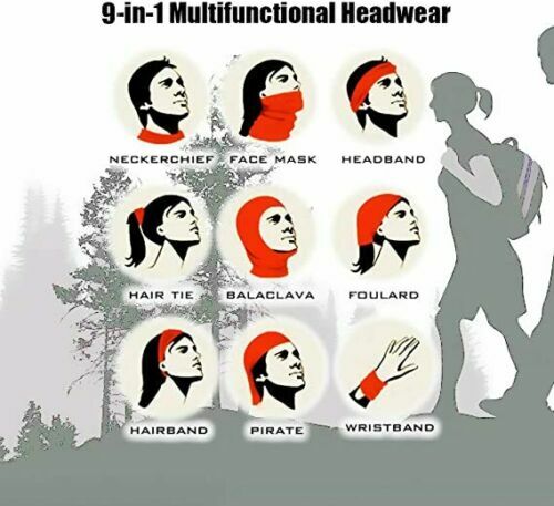 Balaclava UV Protection Face Mask Cycling Sports Neck Gaiter Bandana Cover Scarf