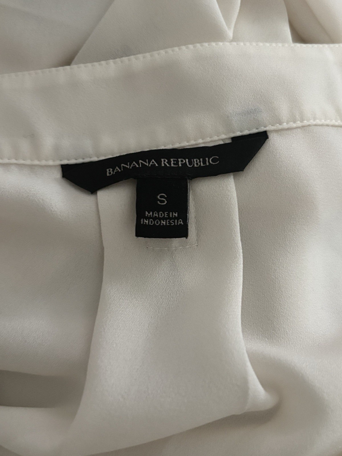 NWOT Banana Republic Old Money Pleat Back Quiet Luxury Scandi Minimal Size S