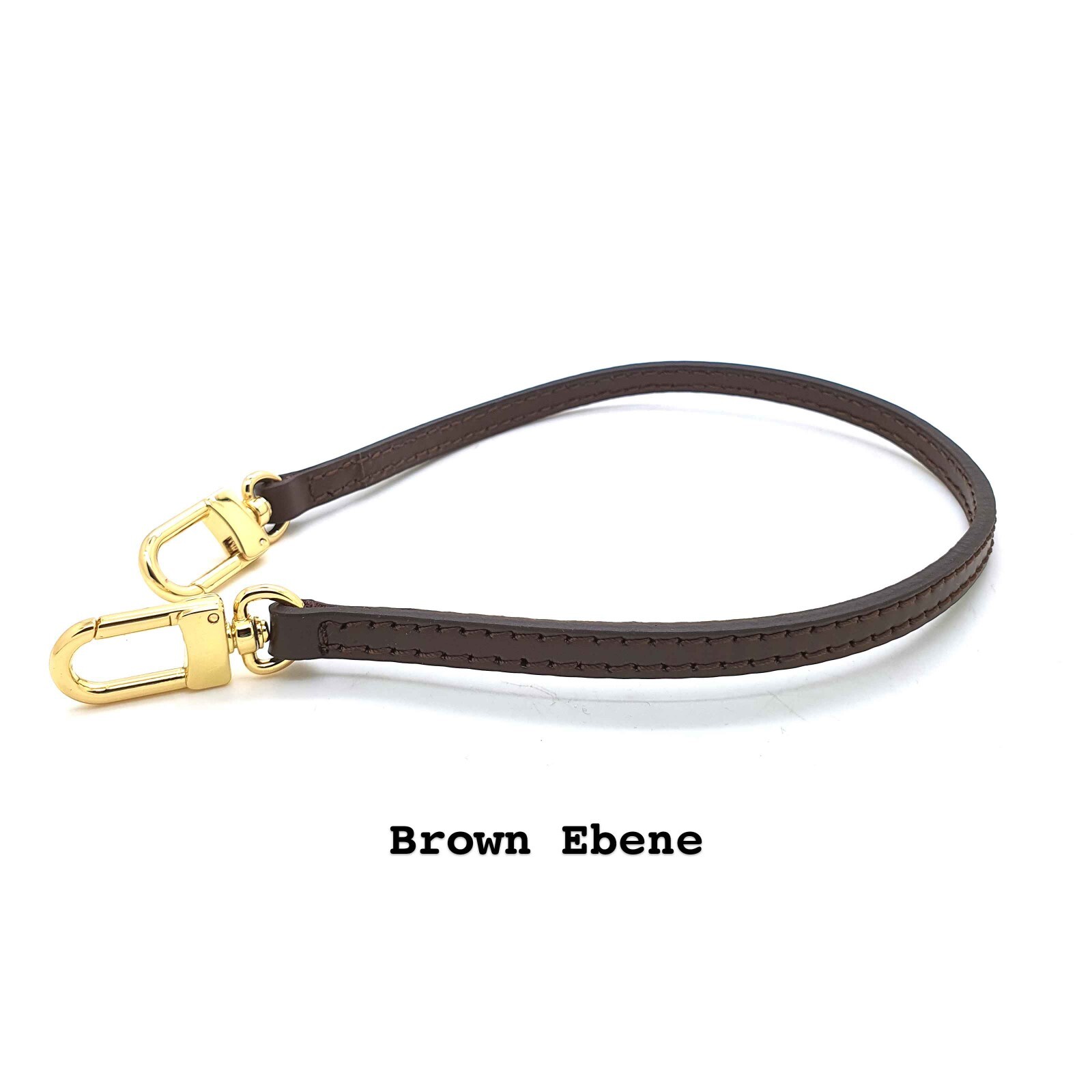 duyp Vachetta Short Leather Strap for Pochette Accessoires mini pouch purse bag