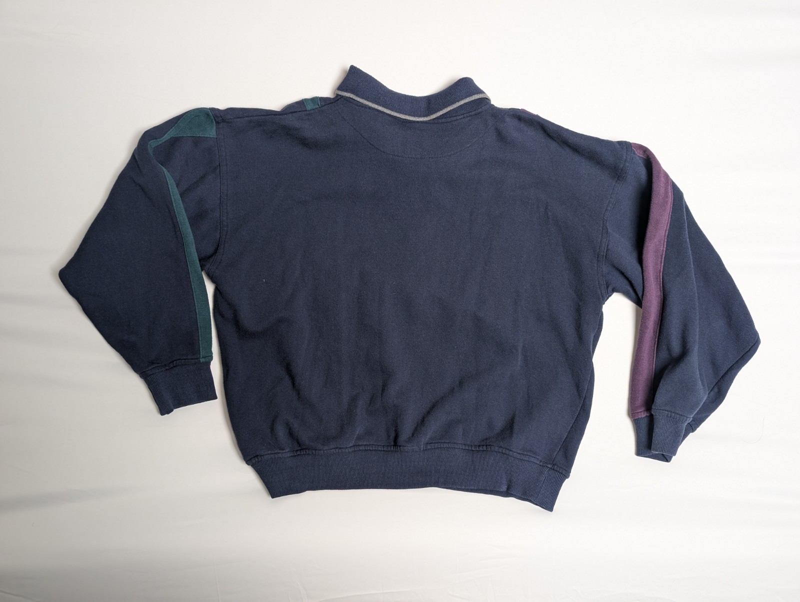 Honors Men’s Multicolor Striped Large Pullover Sweater Collared L Cotton Vintage