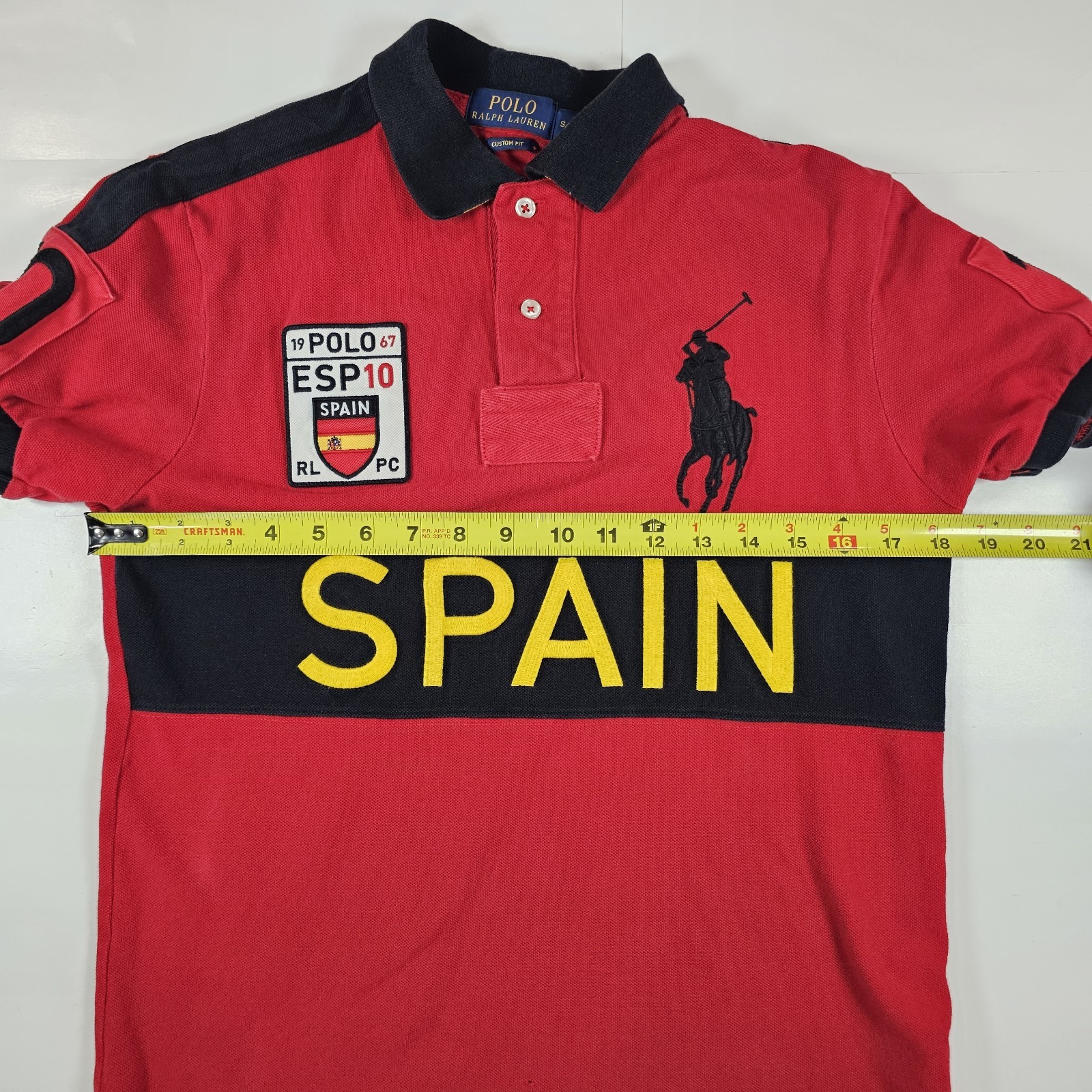 Vintage Polo Ralph Lauren Spain #10 Big Pony Chief Keef Polo Men’s Size Small