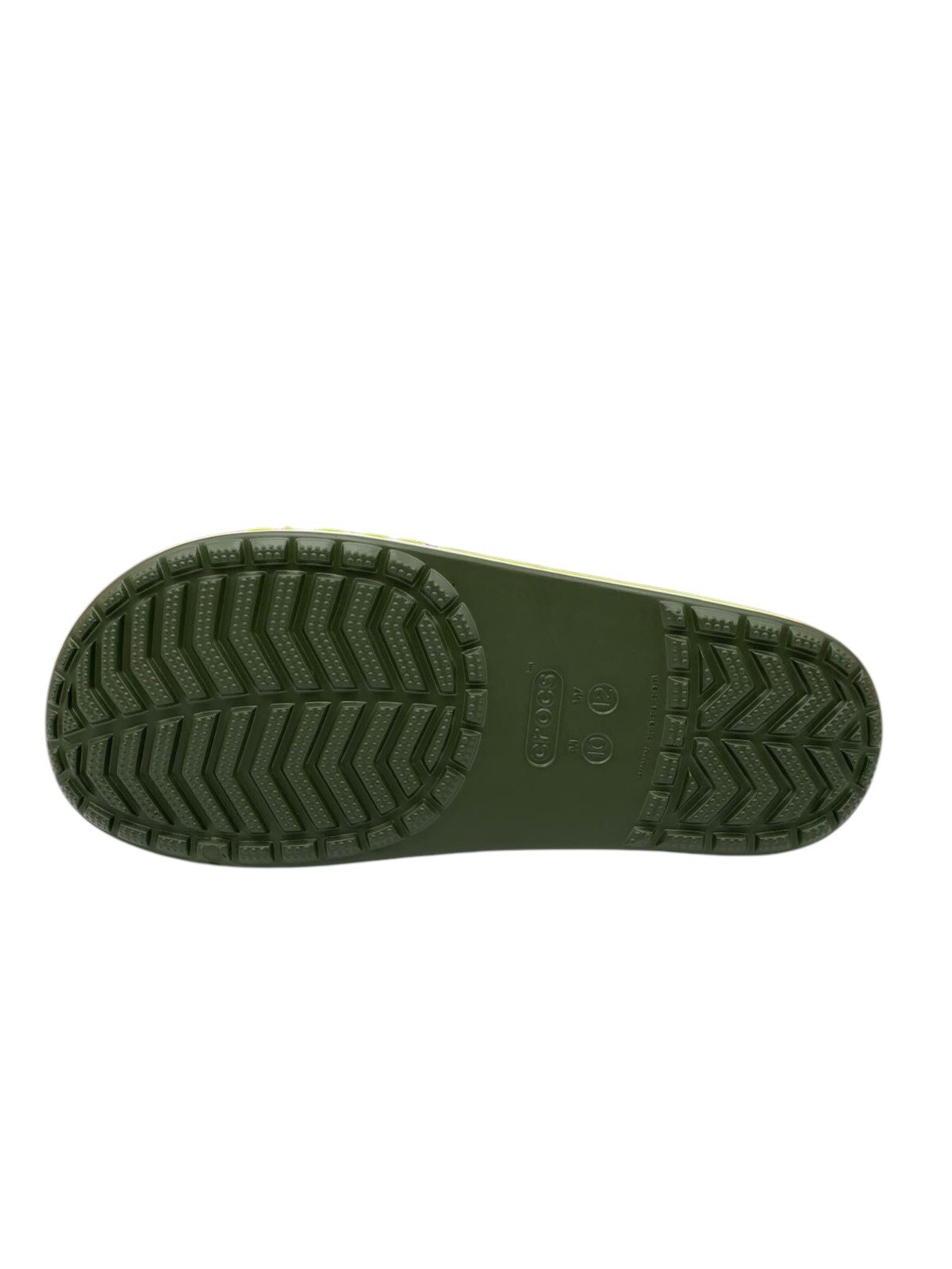 Crocs Bayaband Men’s Slide Sandals Size 10 Army Green Water Friendly