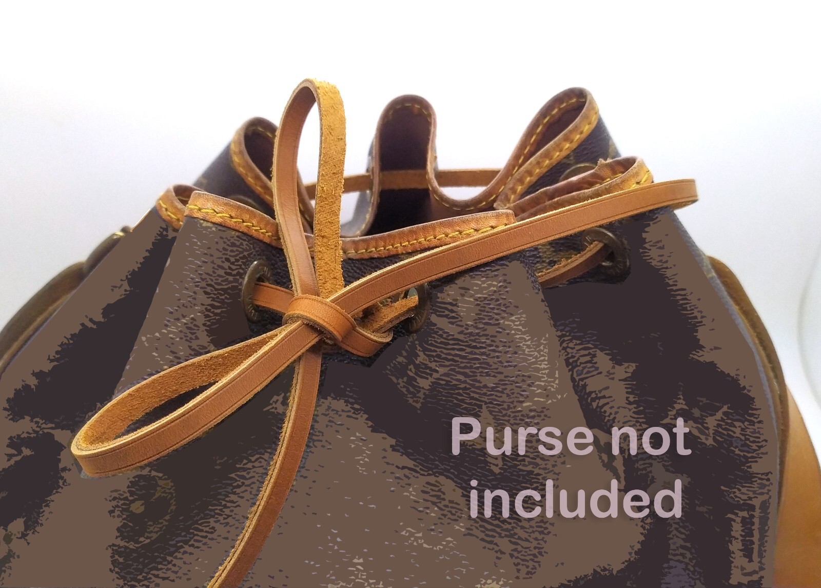 Leather Drawstring Replacement Strap Cord For NOE PM GM BB bag MONTSOURIS