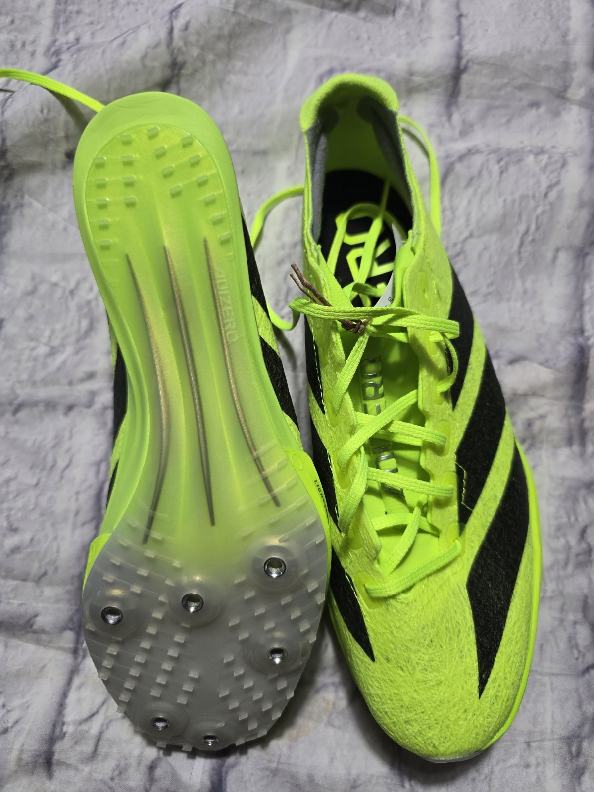adidas Adizero Prime SP3 Strung Sprint Spikes – Multiple Sizes – NEW