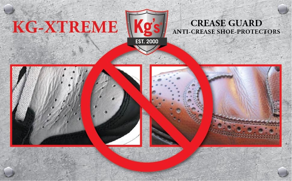 Kg’s Crease Guards – Anti Crease Shoe Protector, Heavy Duty Shield Inserts fo…