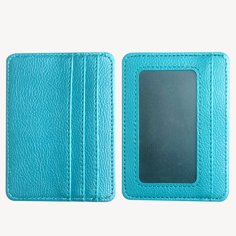 Slim Minimalist Front Pocket Wallet,RFID Blocking Credit Card Holder ID Window