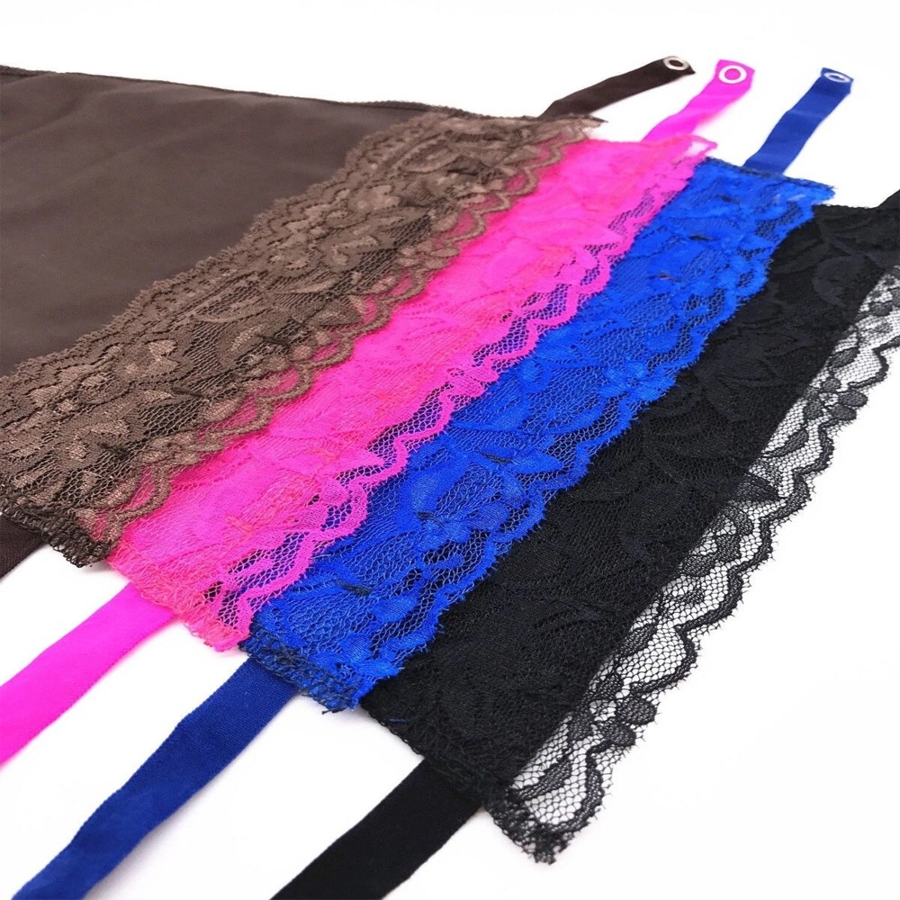 14Pack Women Lace Cami Clip-on Mock Camisole Overlay Modesty Panel Fashion Gift