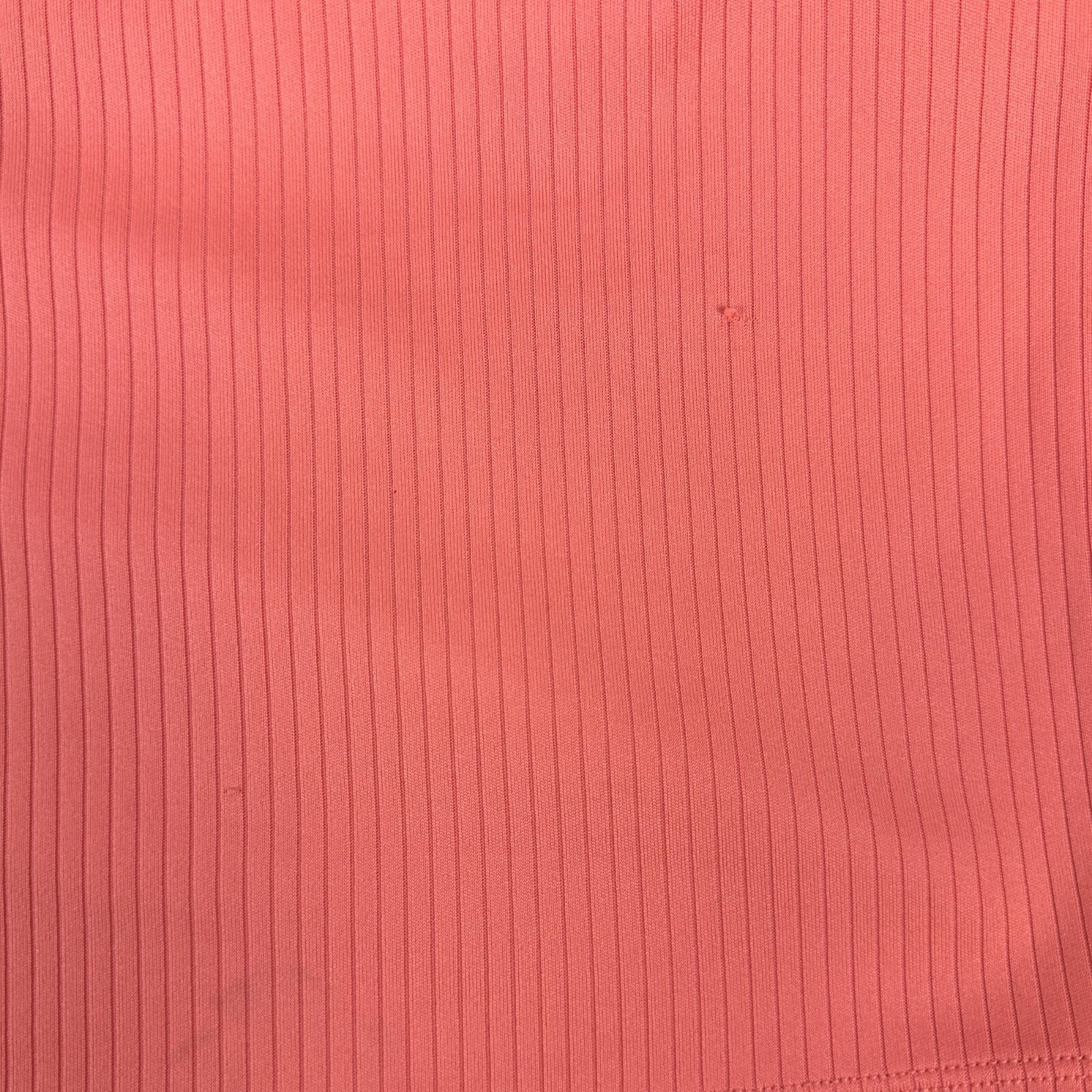 Xersion Womens Coral Ribbed Polo Shirt Size XXL Polyester Spandex Blend