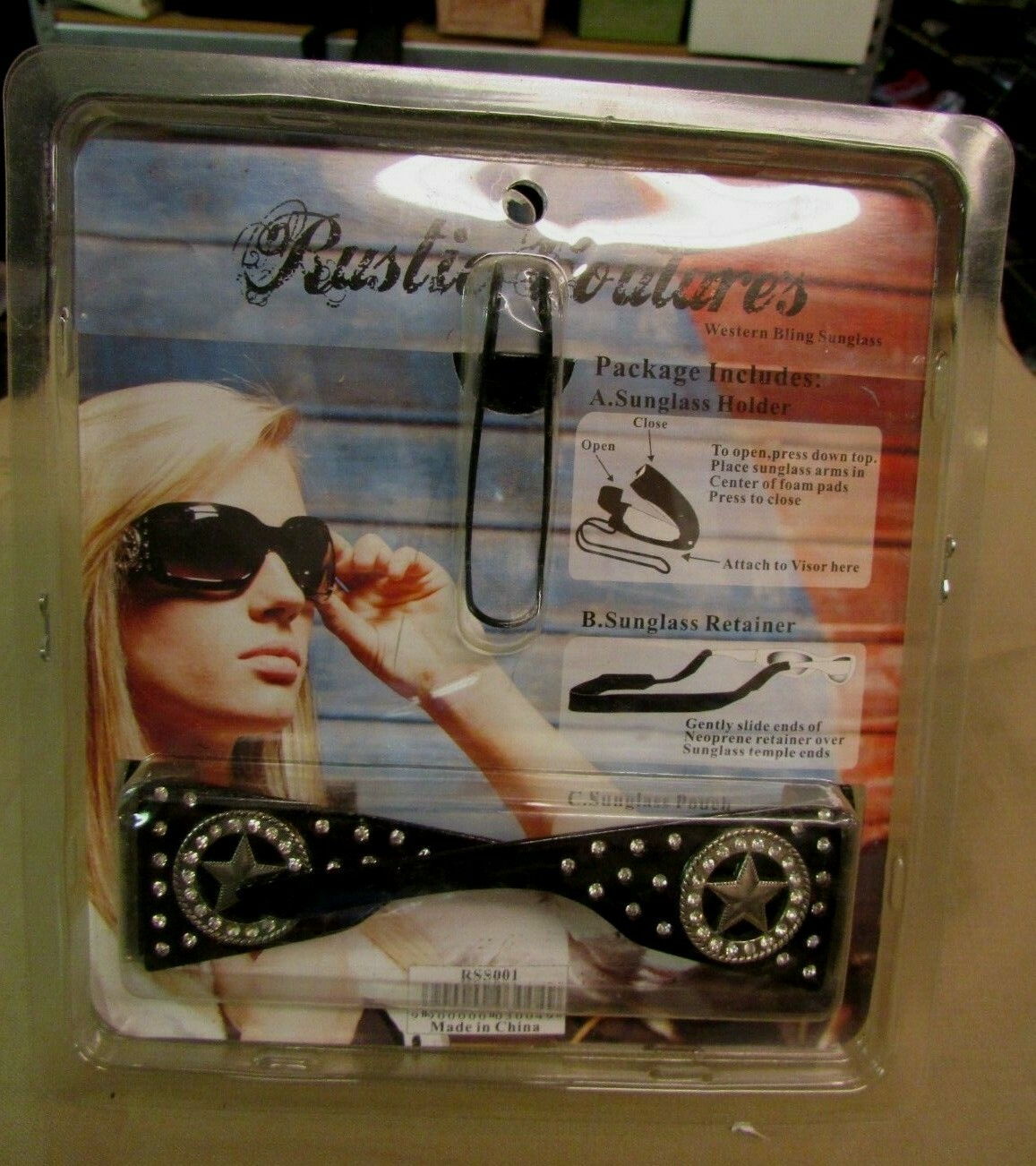 Ladies Sun Shades Sunglasses 100% UV400 Protection Lens Rustic Couture’s GiftSet