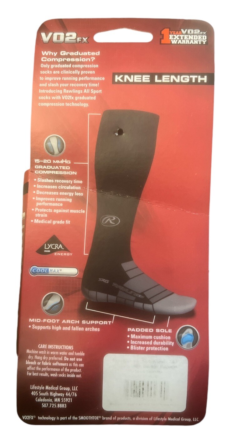 Men’s Knee High Compression Socks 15-20 mmHg Medical Support Athletic Fit