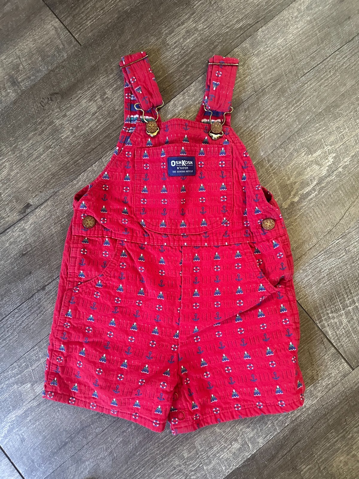 Vintage Oshkosh B’gosh Short Overalls – Size 2T