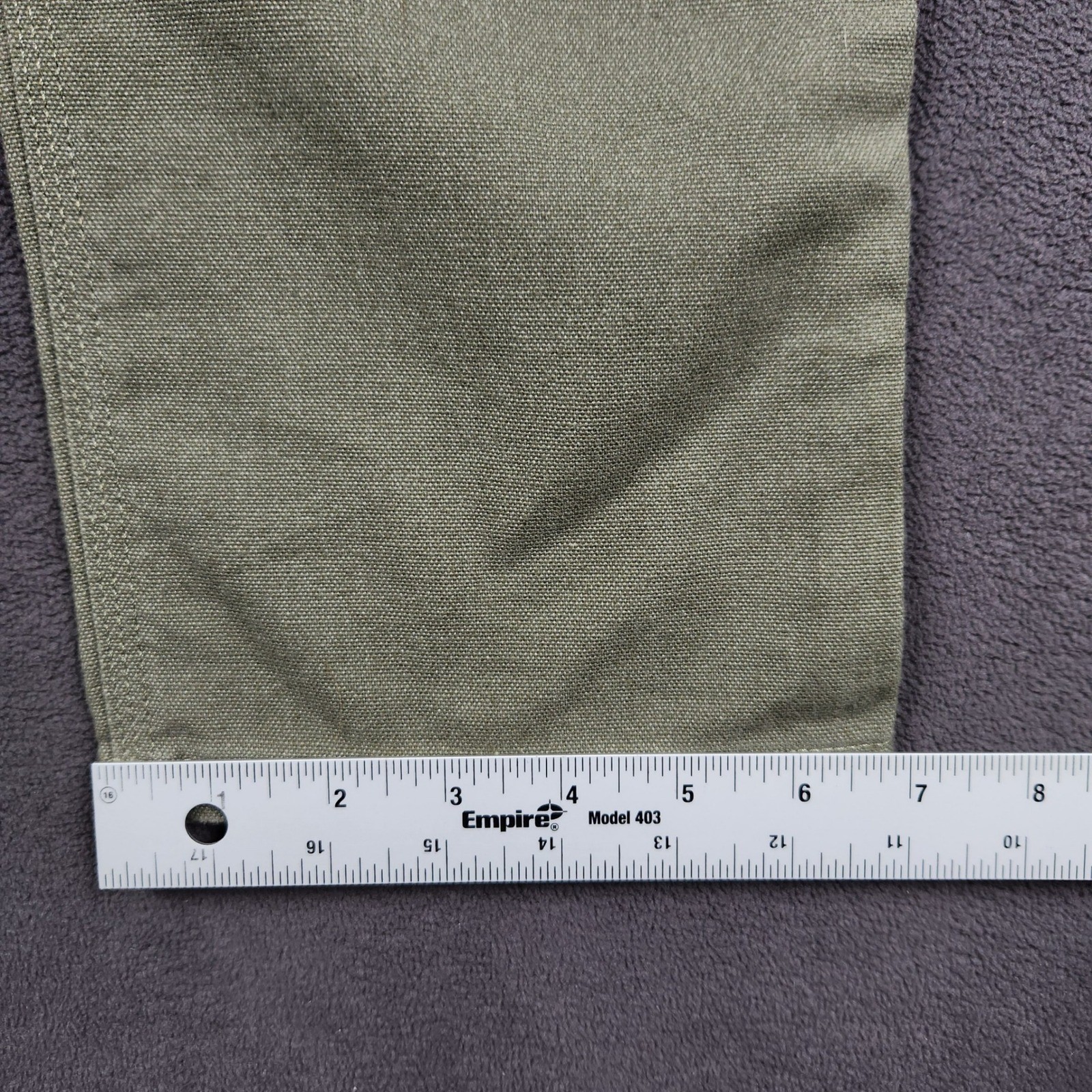 Patagonia Slim All Seasons Hemp Pants Womens 4 Fatigue Green Cargo Straight Leg