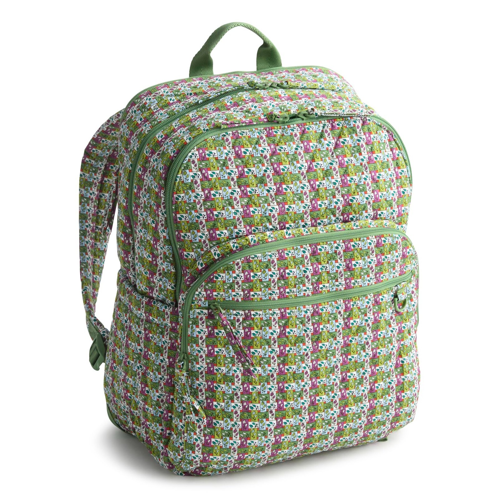 Vera Bradley Women’s Large Bancroft Backpack Ribbon Plaid NWOT