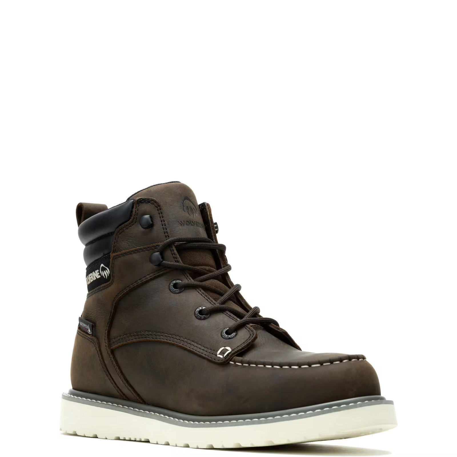 Wolverine Men Trade Wedge 6″ Moc-Toe Work Boot Shoes