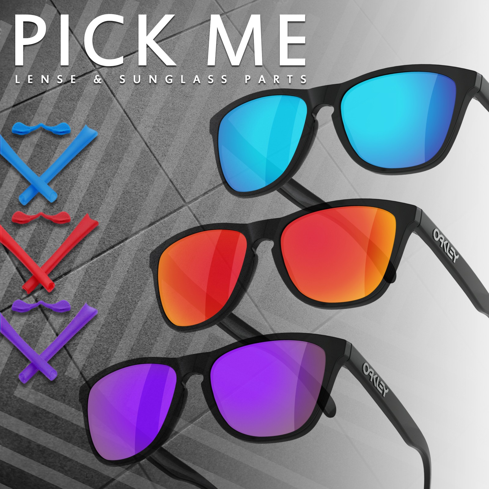 TheoCraft POLYCARBONATE Replacement Lenses&Nosepadfor Si Ballistic M Frame Alpha