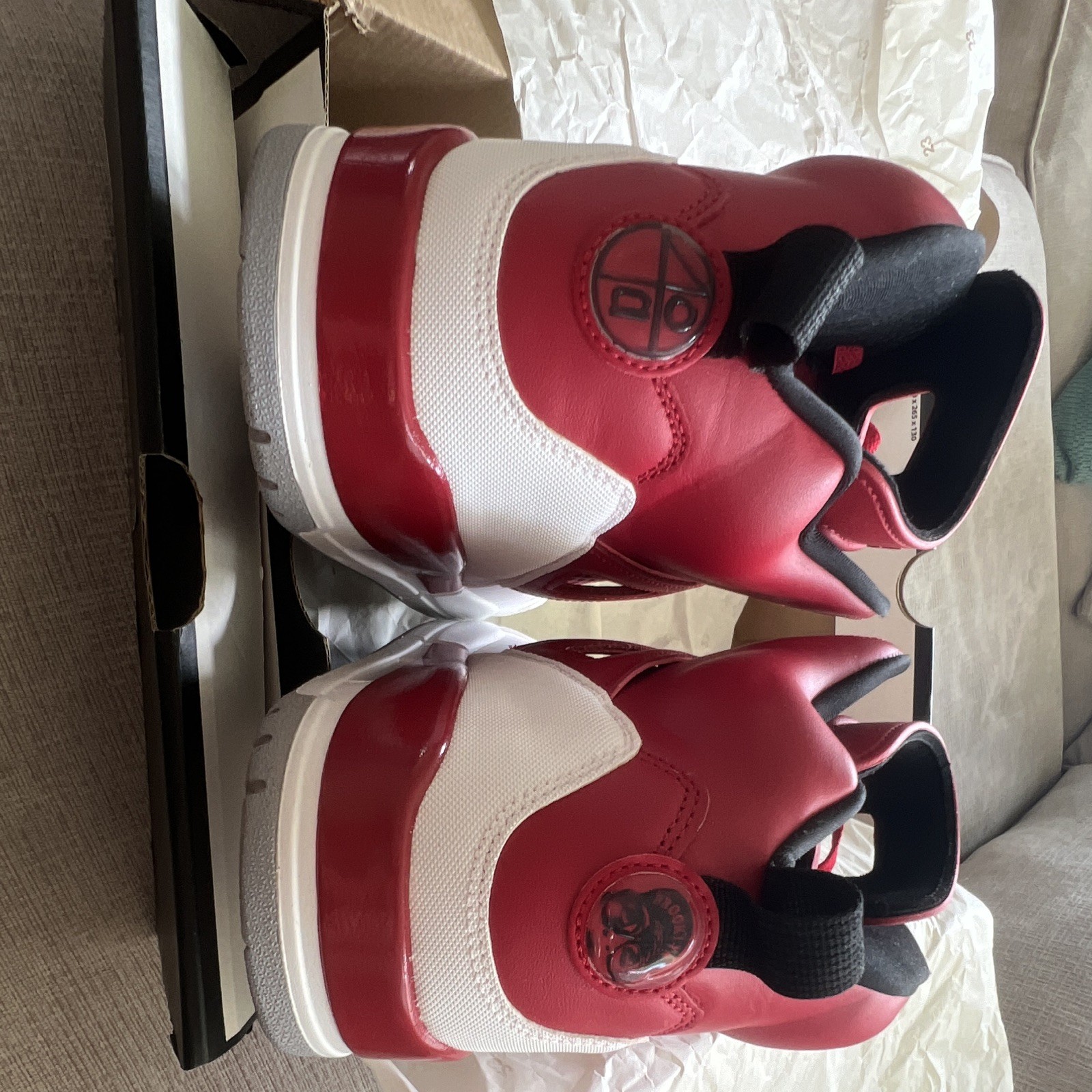 Jordan Air Jordan Mid Top Lace Up Red White Black Gray Men’s Athletic Sneaker