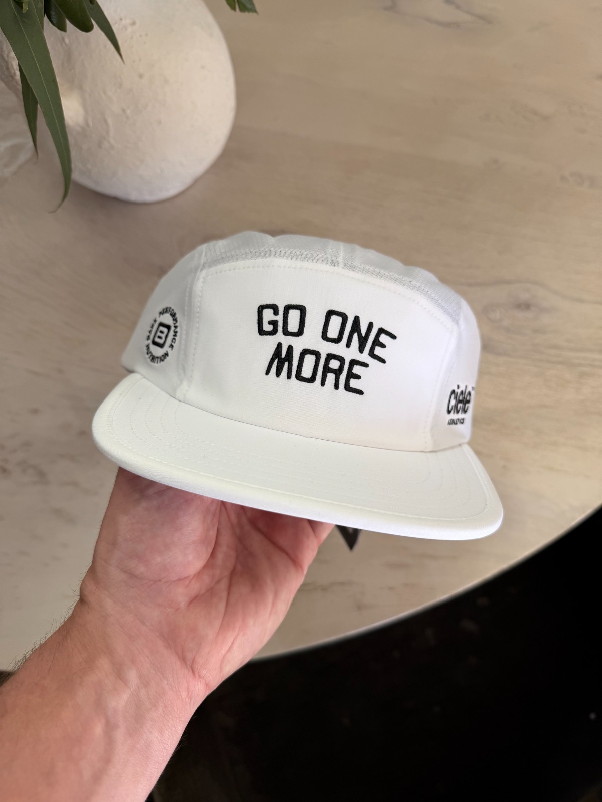 GO ONE MORE Running Hat NWT Ciele Limited