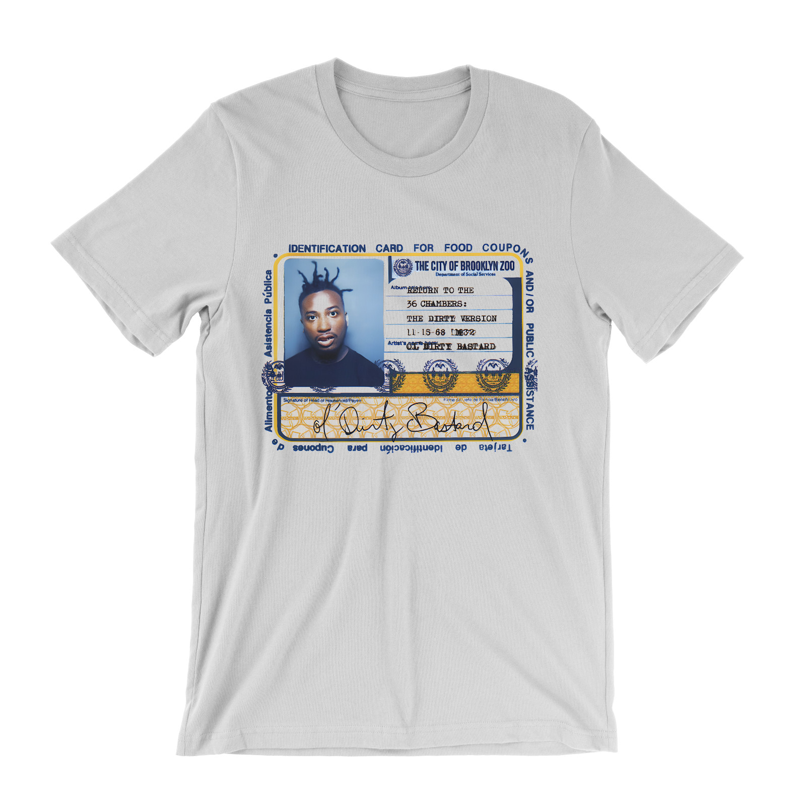 Ol’ Dirty Bastard T-Shirt – Return of the 36 Chambers Album Cover Art Wu-tang