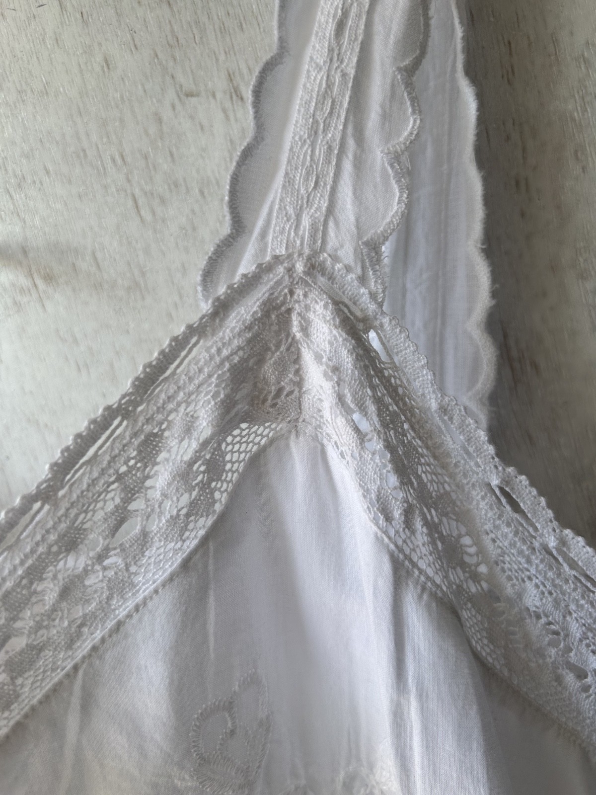White Embroidered Cami Midi Dress Size 20 Lightweight Cotton New